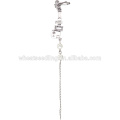 newest innovative wedding elegant crystal hanging pearl dangle earrings